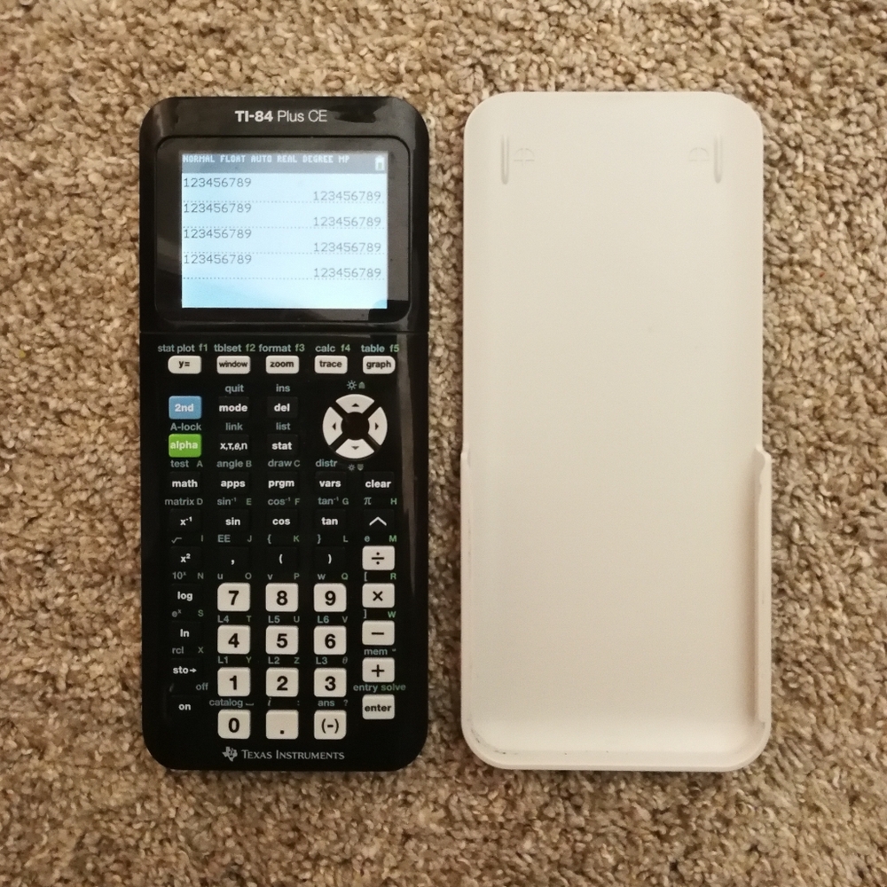 TI-84 plus CE graphing calculator